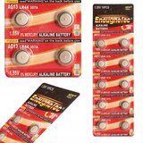 Rosfix Set Alkalna Baterija LR44 / AG13 – 1,5V, Ø11,6 mm, Višina 5,4 mm | 10 Kosov, Visoka Zanesljivost, (21656505) | Shoptok.si