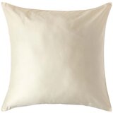 HOMESCAPES krem prevleka za blazino iz organskega bombaža s 400 nitmi, 80x80 cm, (20750943) | Shoptok.si