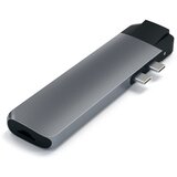 Satechi Aluminijasto vozlišče Type-C Pro (HDMI 4K, PassThroughCharging, 1x USB3.0,1xSD, Ethernet), vesoljsko sivo | Shoptok.si