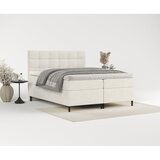 Maison de Rêve Kremno bela boxspring postelja s prostorom za shranjevanje 200x200 cm Urbaneo – | Shoptok.si