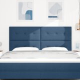  LED vzglavnik Modra 90 cm Tkanina, (22067281) | Shoptok.si