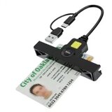 Kettz KTZ-CR230AC Type C/USB čitač ID smart i SIM kartica | Eponuda.com