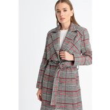 Dewberry Z6622 PLAID WOMEN'S COAT-PLAID-BLACK | Shoptok.si