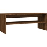  Stolić za kavu smeđa boja hrasta 100x40x40 cm konstruirano drvo | shoptok.hr