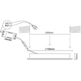  LED ugradno svetlo LED/7,5W/230V 4000K bela/zlatna | Eponuda.com