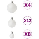  Set od 100 božićnih kuglica bijeli | shoptok.hr