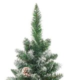  Umjetno vitko božićno drvce Zelena 210 cm PVC i Plastika | shoptok.hr
