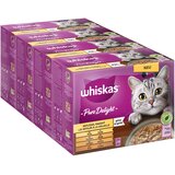 JUMBO pakiranje Whiskas Pure Delight porcijske vrečke 144 x 85 g - Perutninski ragu v želeju | shoptok.hr