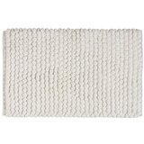 Wenko Bijela tekstilna kupaonska prostirka 50x80 cm Solivo – u