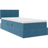  Krevet s od storage s madracem Tamno plava 90 x 190 cm Baršun | shoptok.hr