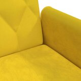 vidaXL Sofa na razvlačenje s 2 sjedala s jastucima i stolicom za noge | shoptok.hr