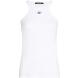 Karl Lagerfeld Top crna / bijela | shoptok.hr