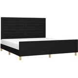  Okvir za krevet bez madraca crni 160x200 cm od tkanine | shoptok.hr