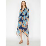 Koton Women's Navy Blue Patterned Dress | shoptok.hr