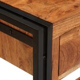  Konzolni stolovi s ladicama 2 pcs Smeđa Čvrsto drvo akacije | shoptok.hr