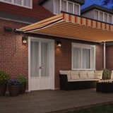  Skrovita tenda žuta i narančasta 500 ×350 cm tkanina | shoptok.hr