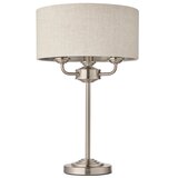  Endon 94369 - Stona lampa HIGHCLERE 3xE14/18W/230V bež/mat hrom | Eponuda.com