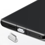 Cadorabo zaščitni pokrovček, združljiv z usb c v silver - prug za zaščito pred prahom za polnjenje vrat proti prahu, (20622003) Cene