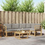  Set vanjskih sofa 6 pcs Bijela i svjetlosiva | Eponuda.com