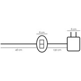  ONLI - LED stona lampa RINGS LED/17W/230V 4000K 37 cm crna | Eponuda.com