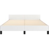  Okvir za krevet s uzglavljem bijeli 140x200 cm od umjetne kože | Eponuda.com
