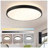  Brilagi - LED prigušiva svetiljka GLASS POOL DOUBLE LED/80W/230V 60 cm crna + daljinski upravljač | Eponuda.com