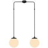 Squid Lighting Črna viseša svetilka Efe, višina 100 cm Cene