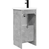  Kupaonski umivaonik s sudoperom Betonska siva 42 x 40 x 84,5 cm | shoptok.hr