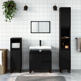 vidaXL Kupaonski ormarić crni 65x33x60 cm konstruirano drvo | shoptok.hr