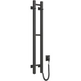  Električni sušač za peškire SILOUETTE 46W 100x16 cm crni desni | Eponuda.com