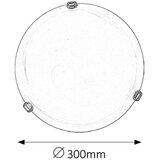 Rabalux alabastro plafonjeraD30 E27 60W bela/hrom | Eponuda.com