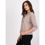 RELEVANCE Blouse-RV-BZ-0229.13P-dark beige | Shoptok.si