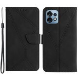 INORCO HT05 za Motorola Edge 40 Pro 5G/Edge+ (2023)/Moto X40 5G telefonska torbica iz PU usnja z natisnjeno linijo denarnice, stojalo, (22036657) Cene