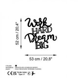 WALLXPERT zidna dekoracija work hard dream big 1 | ePonuda.com