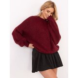 Och Bella Sweater-TW-SW-BI-3565.69-burgundy Cene