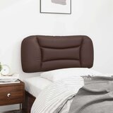 vidaXL Vzglavna stranica rjava 90 cm umetno usnje, (21048531) | Shoptok.si