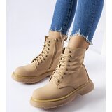 Gemre Dark Beige Classic Hiking Boots Benvenuto | Shoptok.si