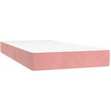 Box spring krevet s madracem ružičasti 80 x 200 cm baršunasti | shoptok.hr