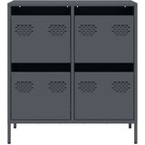 vidaXL Komoda antracit 68x39x73,5 cm od hladno valjanog čelika | shoptok.hr