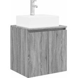 vidaXL Umivalnik s pritrditev na steno Siva Sonoma 49,5 x 41 x 62,5 cm, (5000245532) | Shoptok.si