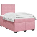 Box spring krevet s madracem ružičasti 120 x 200 cm baršunasti Cijene
