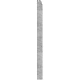  Uzglavlje Betonska siva Konstruirano drvo 75 cm | Shoptok.si