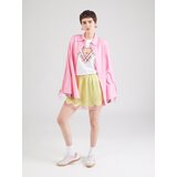 Guess Majica temno rumena / staro roza / burgund / bela | Shoptok.si