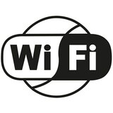 Pickup Samolepilni listki (Do x Š: 140 x 140 mm, Motiv: WiFi) | Shoptok.si