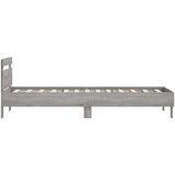 vidaXL Okvir za krevet s uzglavljem boja hrasta 90x200 cm drveni | shoptok.hr
