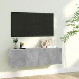 Maison Chic TV omarica - TV stojalo - Televizijska omarica betonsko siva 100x30x30 cm inženirski les, (21700856) | Shoptok.si
