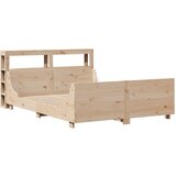 vidaXL Posteljni okvir z vzglavjem 120x200 cm trdna borovina, (21311115) Cene