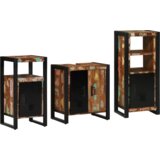 vidaXL Komplet pohištva za kopalnico 3 pcs Trden recikliran les | Shoptok.si