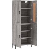  Visoka komoda siva sonome 69,5x34x180 cm od konstruiranog drva | shoptok.hr
