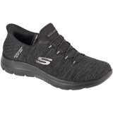 Skechers Nizke superge Slip-Ins Summits - Dazzling Haze Črna cene